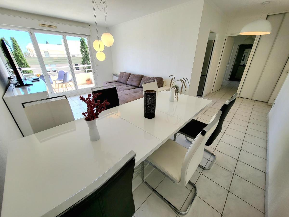 Appart Luxueux 3 Pieces, Piscine, Mer, Terrasse Cannes Exterior foto