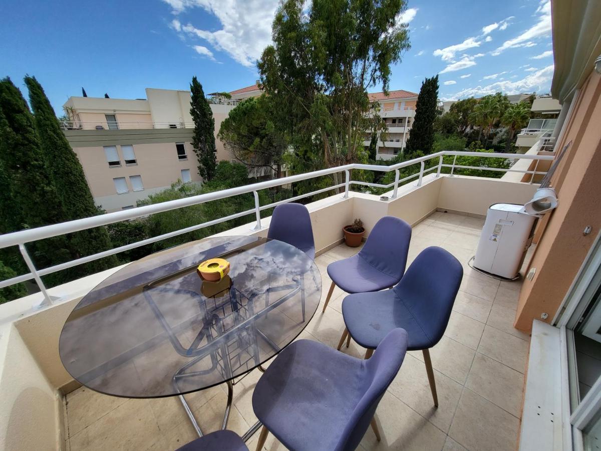 Appart Luxueux 3 Pieces, Piscine, Mer, Terrasse Cannes Exterior foto